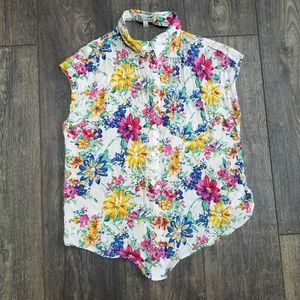 Lucca couture multicolored floral top - small